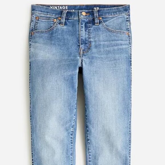 J Crew 9" Vintage Slim-straight Jean - Picture 1 of 5
